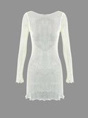 Maya Sheer Mini Dress