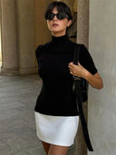 Meg High Neck Mini Dress