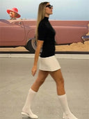 Meg High Neck Mini Dress