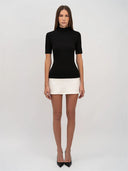 Meg High Neck Mini Dress