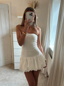 Amelia Bubble Hem Mini Dress