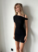 Hattie Twist Mini Dress