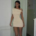 Hattie Twist Mini Dress