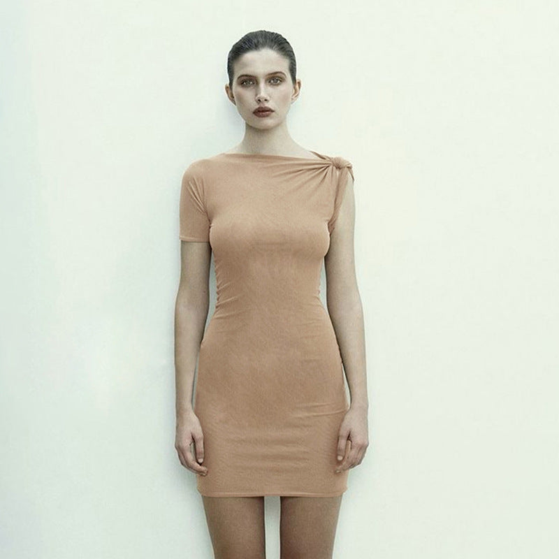 Hattie Twist Mini Dress