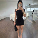 Hattie Twist Mini Dress