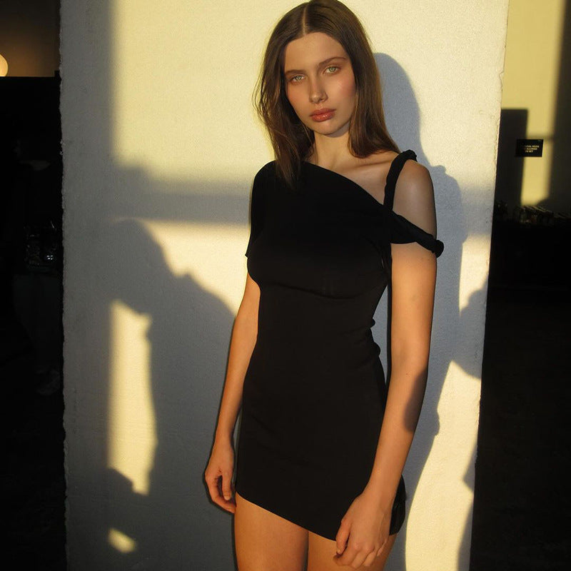 Hattie Twist Mini Dress