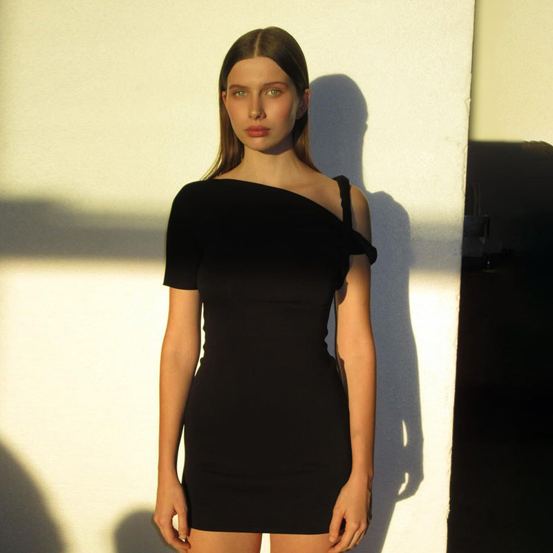 Hattie Twist Mini Dress