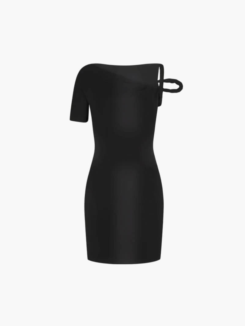 Hattie Twist Mini Dress