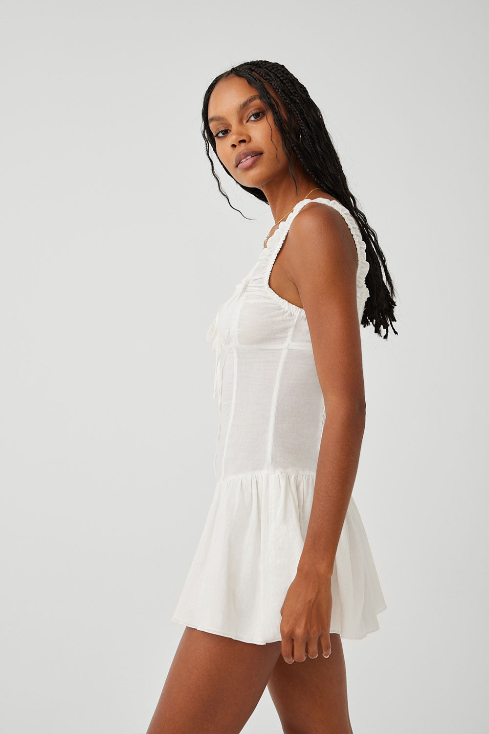 Christa Ruffle Dress